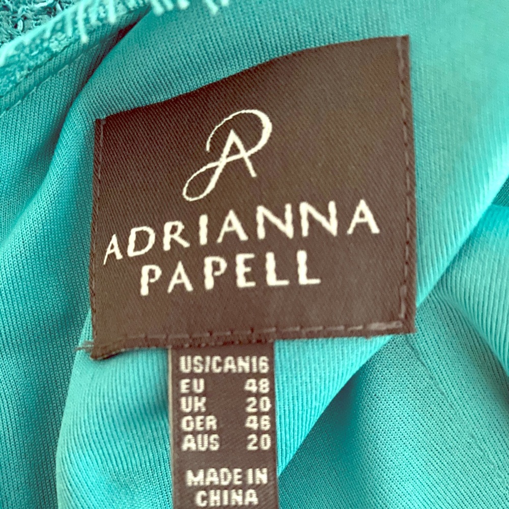 Teal cocktail dress